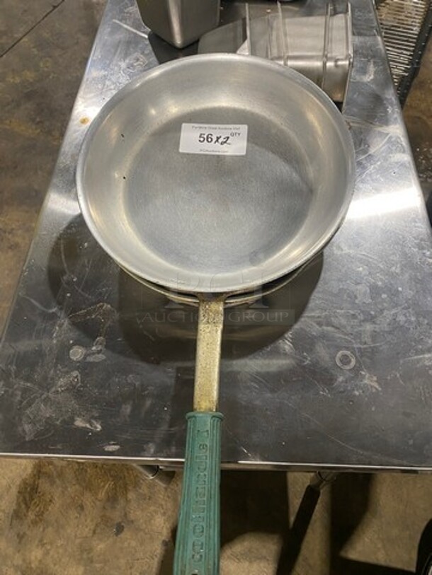 Assorted Stainless Steel Frying Pans! 2x Your Bid!