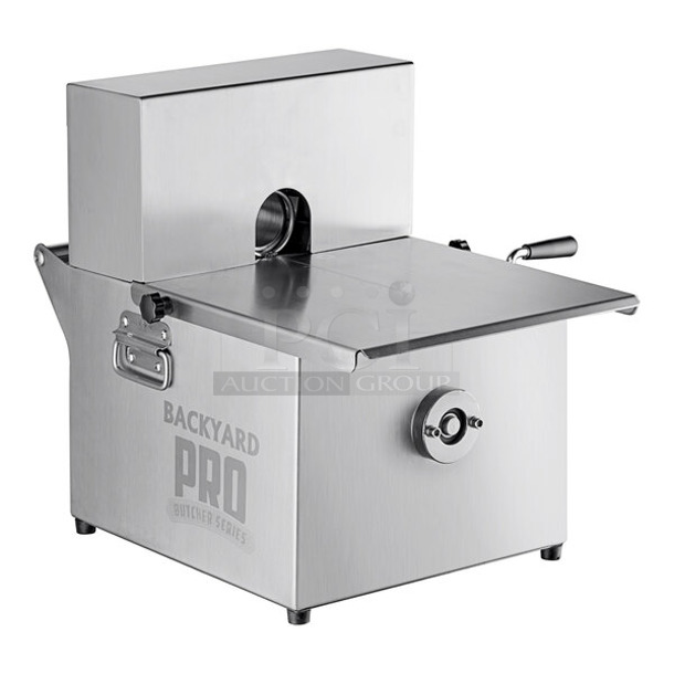 BRAND NEW SCRATCH AND DENT! Backyard Pro Butcher Series BMSTM 18 1/2" x 11 3/8" x 13 3/8" Manual Sausage Tying Machine