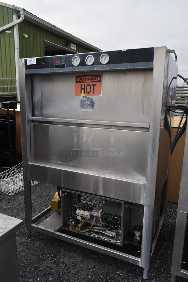 DSI SD-20-ELEL Stainless Steel Commercial Floor Style Pot and Pan Washer. 480 Volts, 3 Phase.