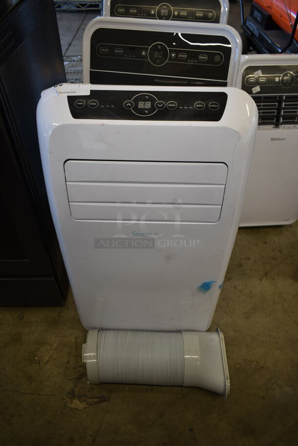 SereneLife SLPAC10 Portable Air Conditioner. 10,000 BTU. 115 Volts, 1 Phase. Tested and Working!