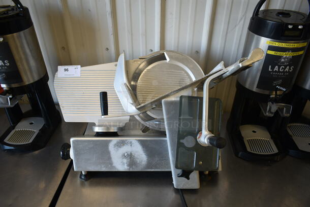Bizerba Stainless Steel Commercial Countertop Meat Slicer. 115 Volts, 1 Phase. Tested and Working!