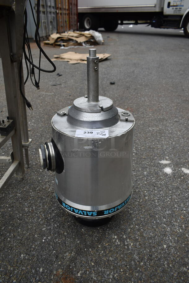 Salvajor 300 Stainless Steel Commercial Food Waste Garbage Disposal. 208/230/460 Volts, 3 Phase. 