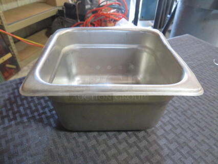 1/6  Size 4 Inch Deep Hotel Pan. 3XBID