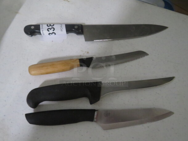 Assorted Chef Knife. 4XBID