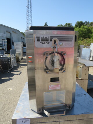 One Taylor Single Serve Frozen Beverage Machine. Model# 430-27. 208-230 Volt. Unable To Test. 16X28X28