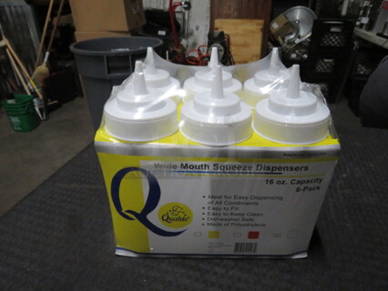 One NEW Pack Of 16oz Squeeze Bottles. 