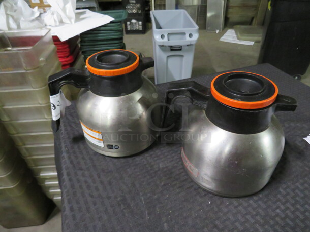 Stainless Steel Coffee Pot. 2XBID.