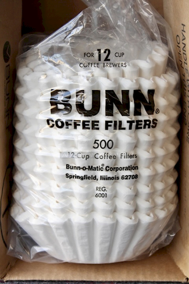 OUTSTANDING! Bunn 20115.0000 Regular 12 Cup Coffee Filter 9 3/4" x 4 1/4"- 500 Count