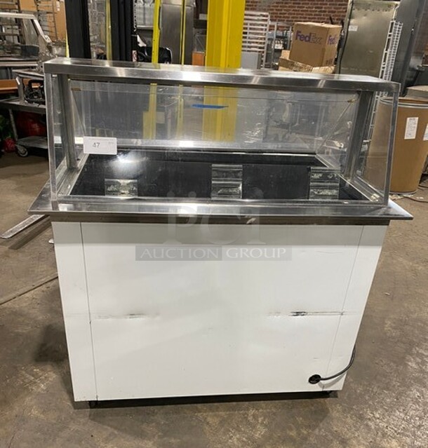 C Nelson Stainless Steel Commercial Floor Style Ice Cream Dipping Cabinet! MODEL BD6DIPRB 115V - Item #1118802