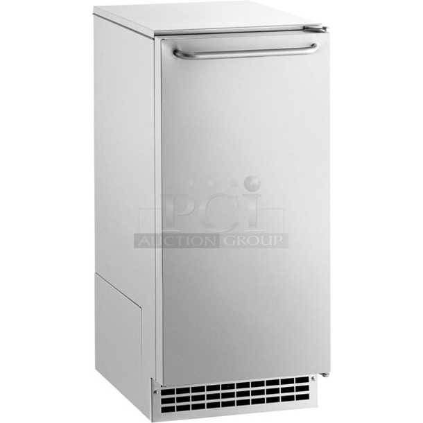 BRAND NEW SCRATCH AND DENT! 2023 Scotsman CU50GA-1C Stainless Steel Commercial Undercounter Gourmet Cube Ice Machine - 65 lb. - Item #1117456