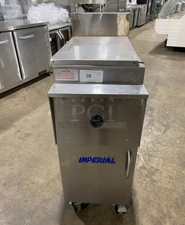 Imperial Commercial Natural Gas Powered Commercial Pasta Cooker/Rethermalizer! With Backsplash! All Stainless Steel! Working When Removed! Model: IRT14GBM SN: 04256821! - Item #1115937