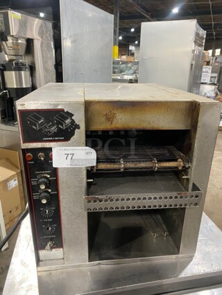 Commercial Countertop Conveyor Toaster! All Stainless Steel! 