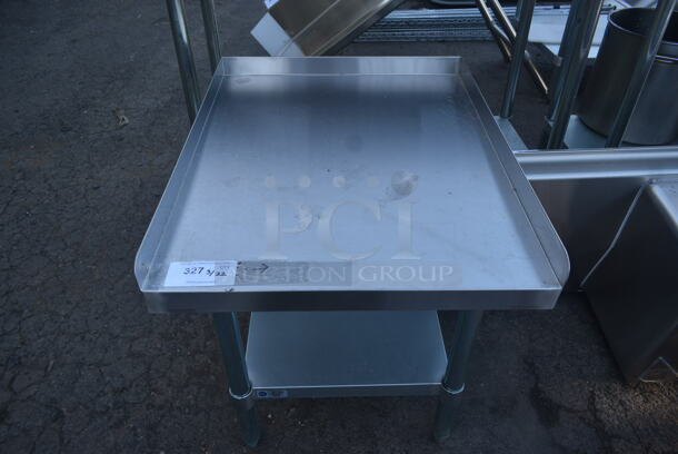 Royal ROY ES 3024 Stainless Steel Commercial Equipment Stand w/ Metal Under Shelf. 