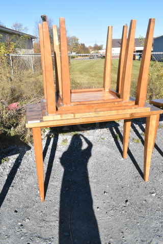 3 Various Wooden Table. 55x24x36, 24x30x30, 3x24x33. 3 Times Your Bid! 