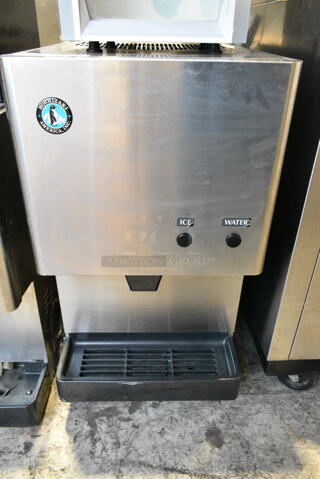 Hoshizaki DCM-270BAH Stainless Steel Commercial Ice Machine and Water Dispenser. 115-120 Volts, 1 Phase. 