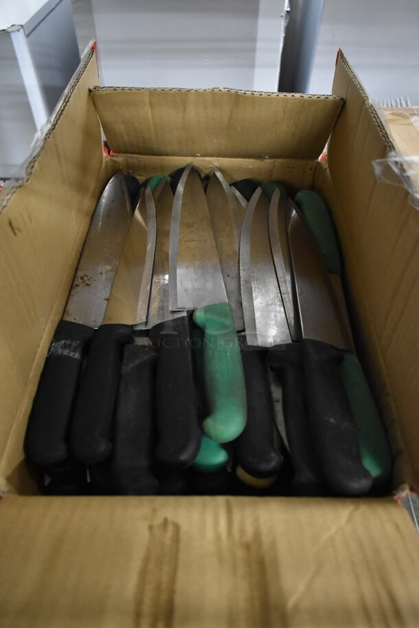 50 SHARPENED Stainless Steel Knives Including Chef Knives. 50 Times Your Bid!