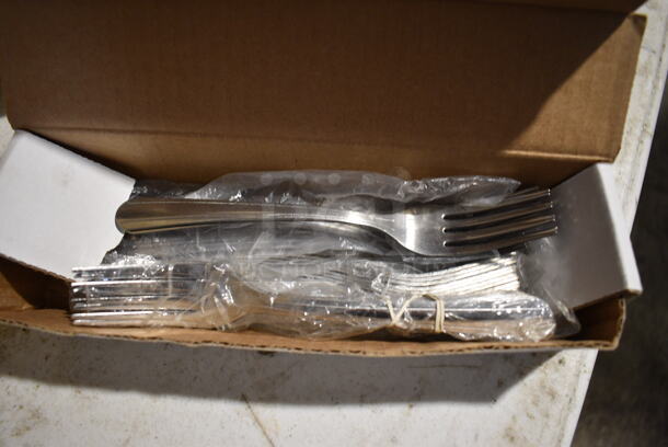 36 BRAND NEW! Stainless Steel Forks. 7". 36 Times Your Bid!