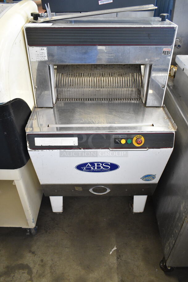 JAC EBL4A 02 Metal Commercial Floor Style Bread Loaf Slicer. 115 Volts, 1 Phase. Tested and Working! - Item #1117925