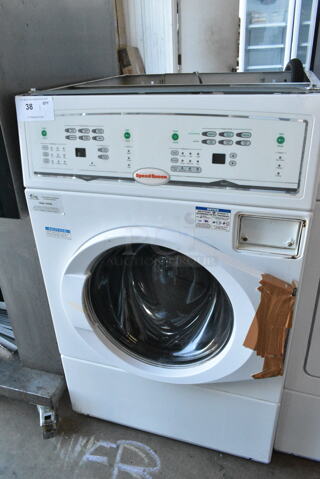 BRAND NEW SCRATCH AND DENT! Speed Queen Front Load Combo Washer and Dryer. 120/208-240 Volts. 