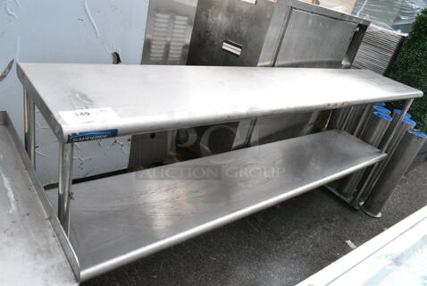 Stainless Steel Commercial 2 Tier Over Shelf. 