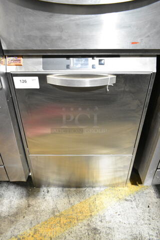 Stainless Steel Commercial Undercounter Dishwasher. 