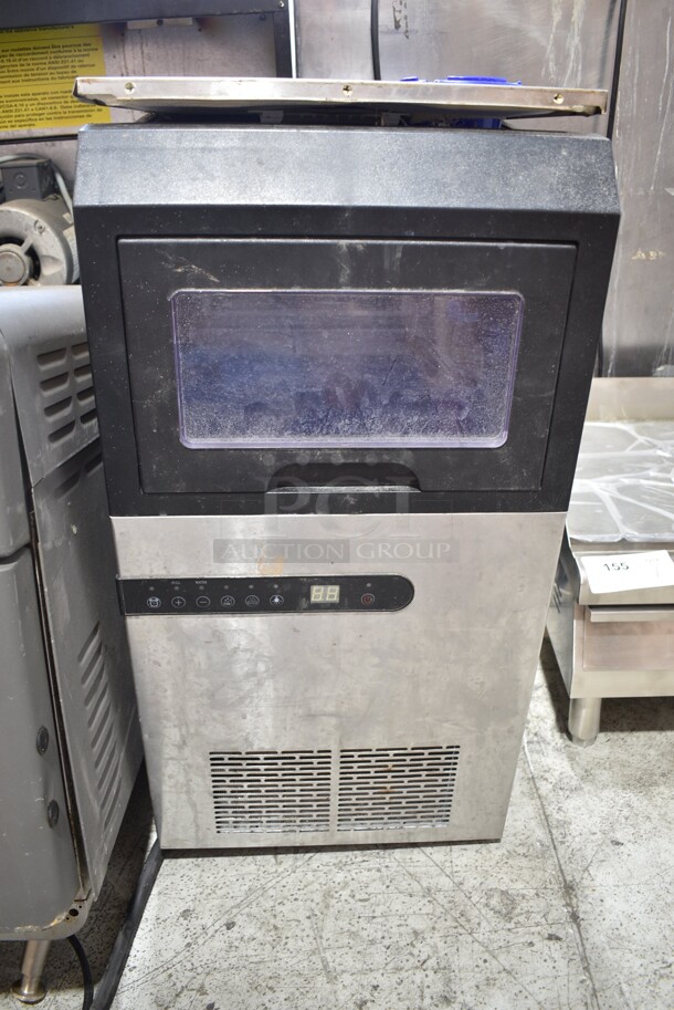 Lifeplus DBJ-45 Stainless Steel Commercial Self Contained Undercounter Ice Machine. 120 Volts, 1 Phase. 