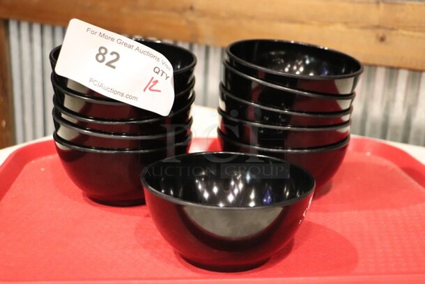 Black Plastic Dessert Bowls
QTY 12
Your Bid x 12