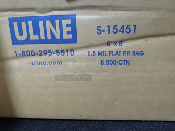 One Box Of 5,000 Bags. 5X8