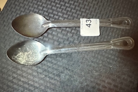 Stainless Steel Spoon. 2XBID