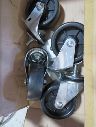 One Set Of 4 NEW Casters.