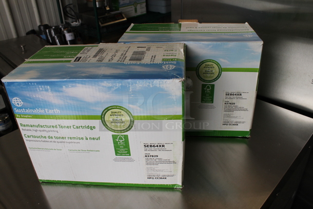 2 BRAND NEW IN BOX! Sustainable Earth High Yield Ink Cartridges. 2 Times Your Bid! 
